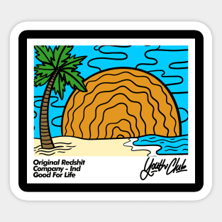 Coconut Beach Sticker